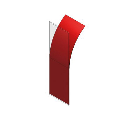 Doudle-sided adhesive tape for cord tensioner